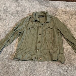 Tahari Army green jacket
